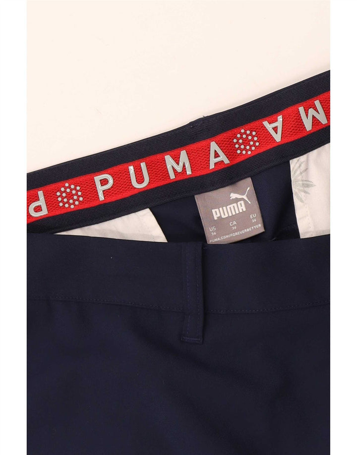 Shorts Chino Masculino Puma W36 Grande Azul Marinho
