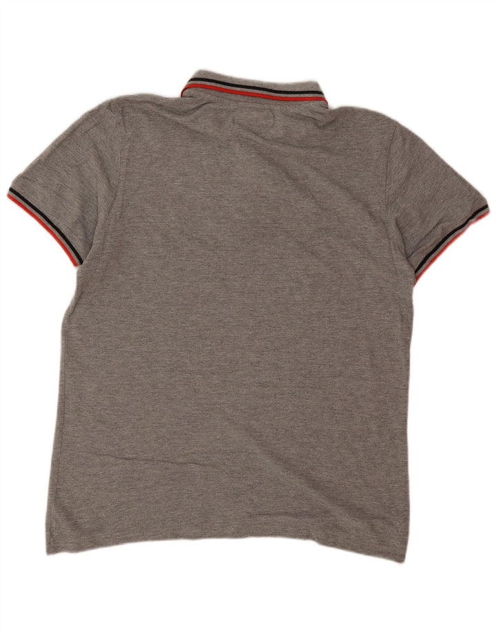 Camisa polo masculina Kappa XL cinza manchada