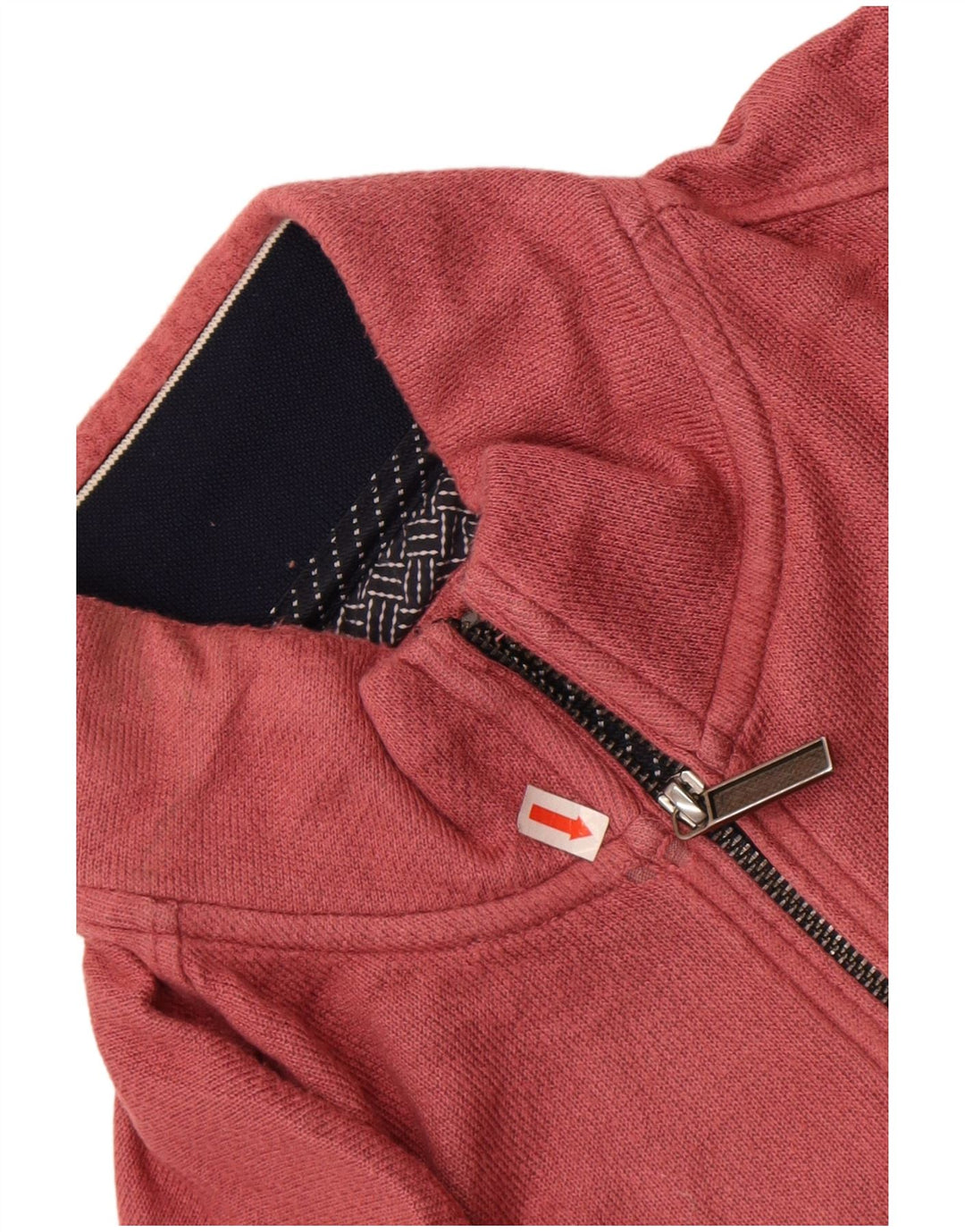 Moletom masculino Ted Baker com zíper e gola alta tamanho 4 grande viscose rosa