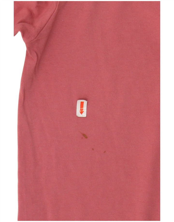 ADIDAS Womens Top Manga Longa UK 8 Pequeno Algodão Rosa