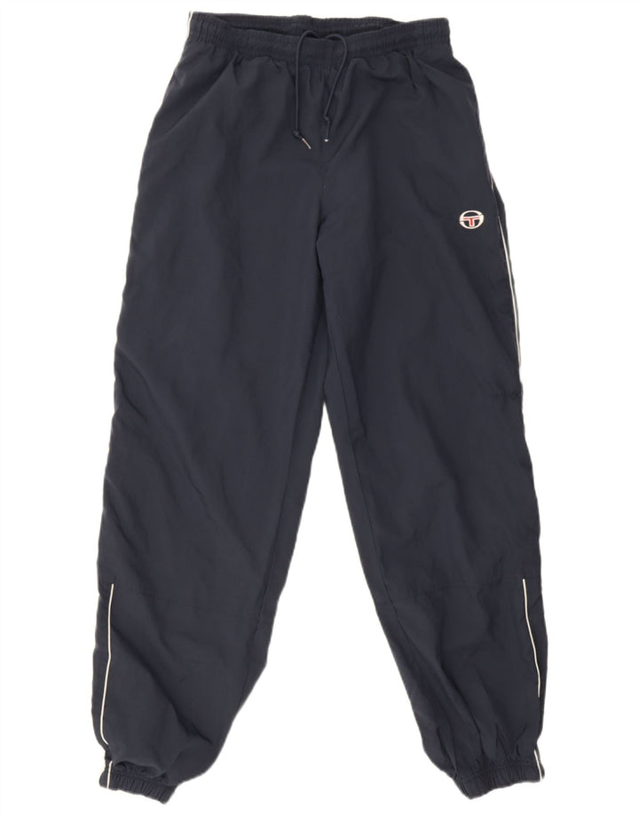 Sergio Tacchini Calça de treino masculina Joggers médio azul marinho poliéster