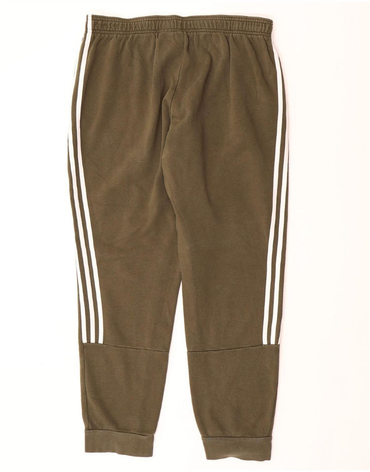 ADIDAS Calças de treino masculinas Joggers XL Khaki Cotton