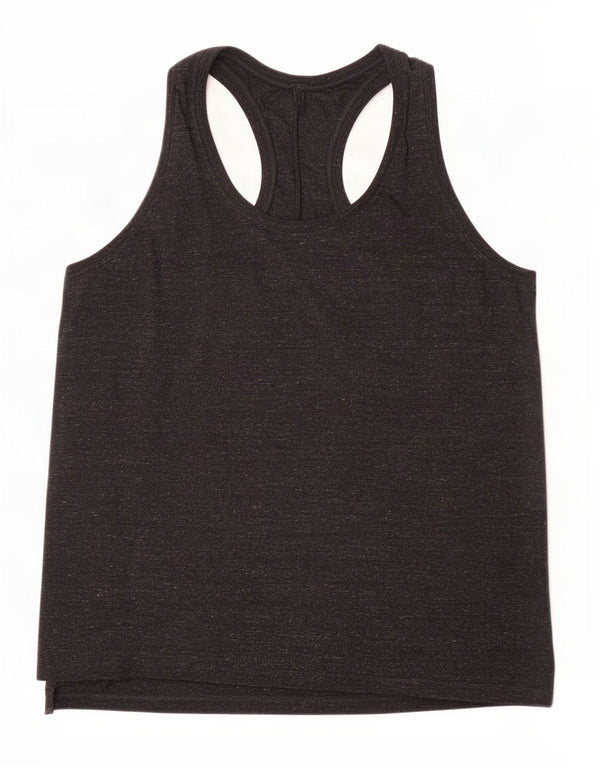 Colete feminino Nike UK 18 XL cinza manchado de algodão