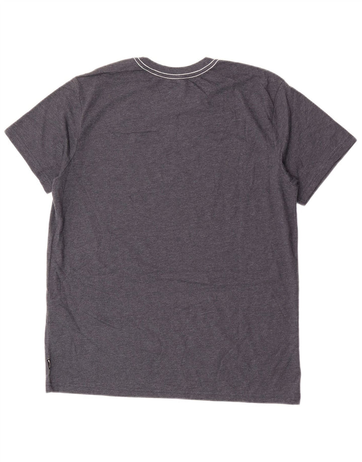 Billabong Camiseta masculina gráfica Top algodão cinza médio