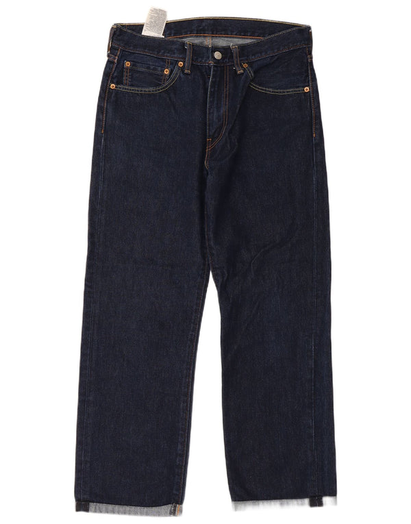 Calça jeans masculina Levi's 751 Loose Fit Straight W32 L27 Azul Marinho Algodão