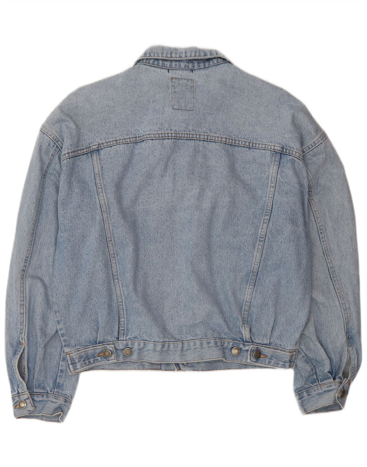 Jaqueta jeans masculina VINTAGE UK 38 azul médio