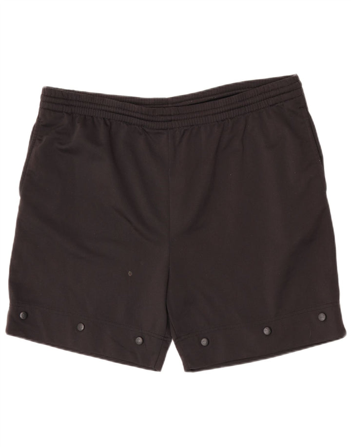 Shorts esportivos gráficos masculinos Kappa XL preto poliéster