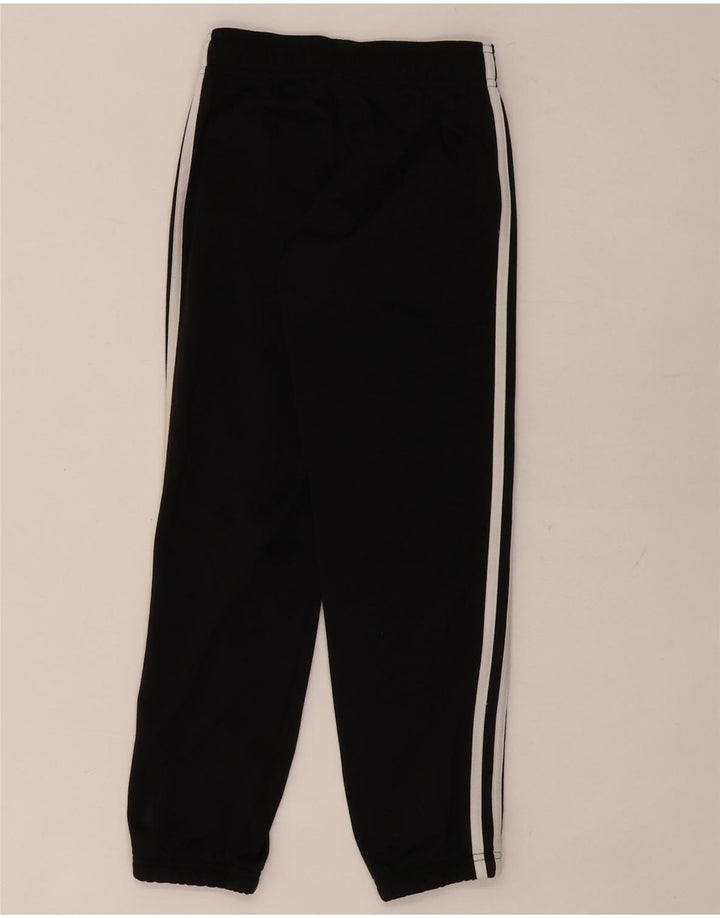 Adidas meninos calças de treino joggers 7-8 anos preto poliéster