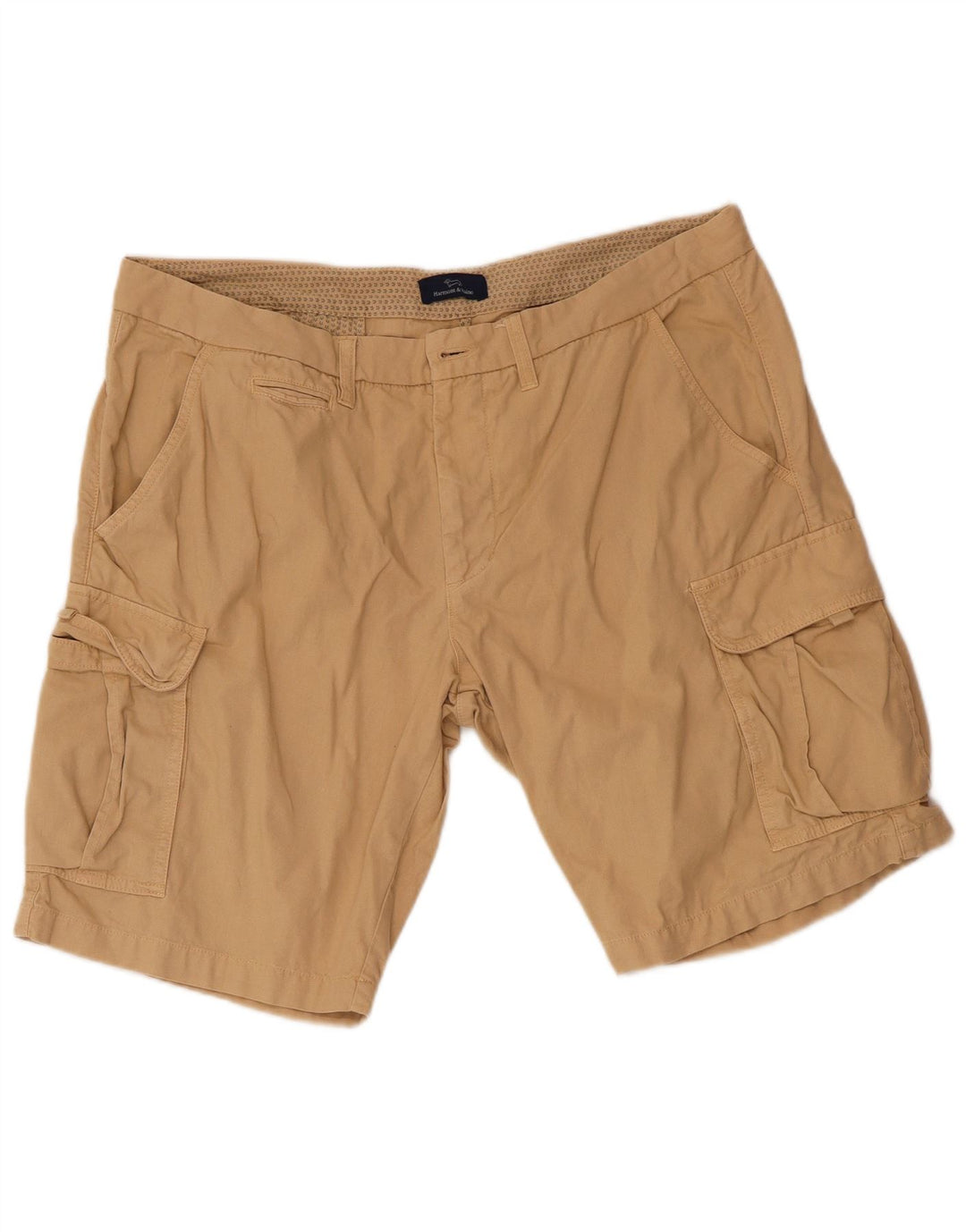 Shorts cargo masculino Harmont & Blaine IT 56 3XL W40 algodão bege