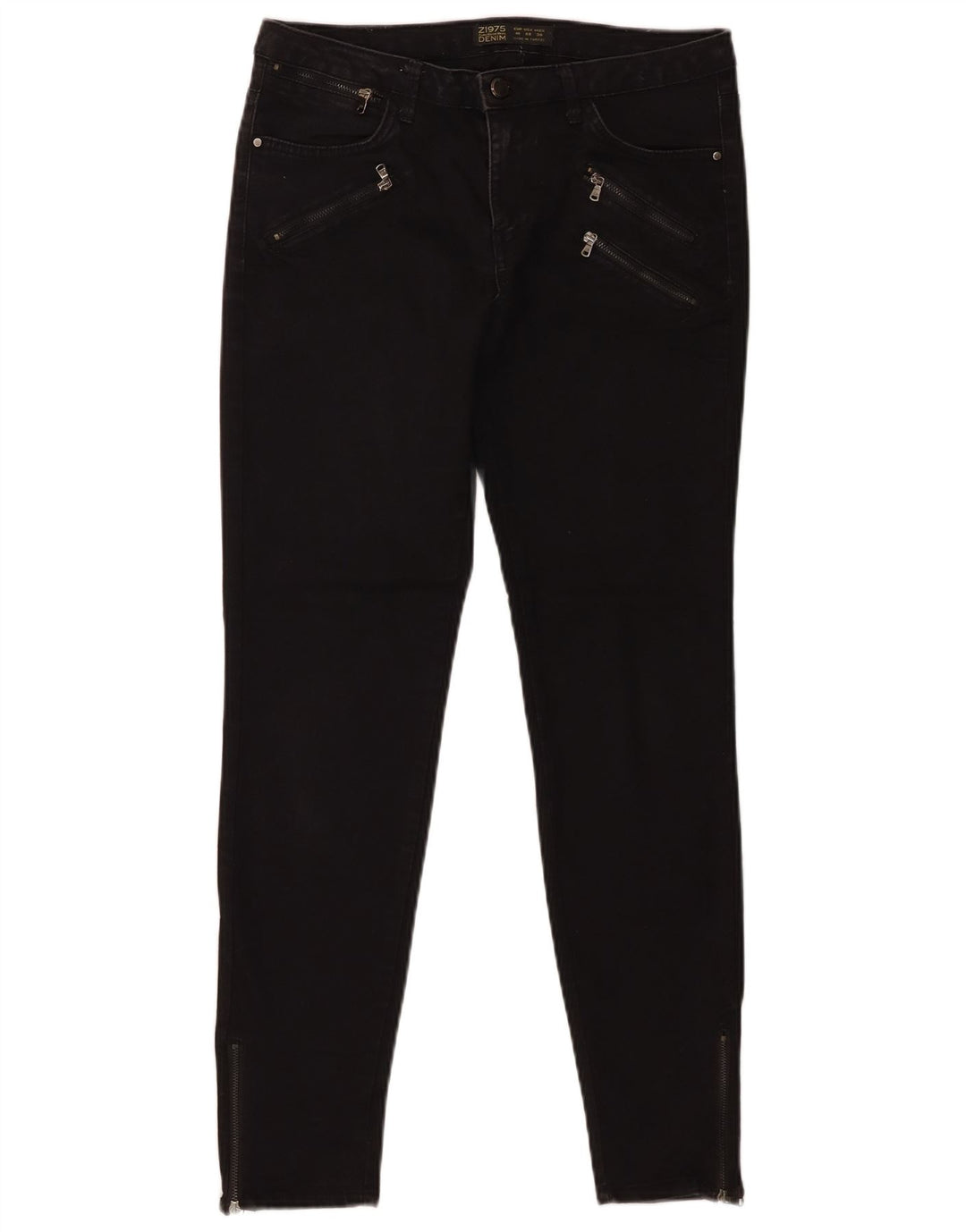 Zara Jeans Skinny Feminino EU 40 Médio W30 L28 Preto