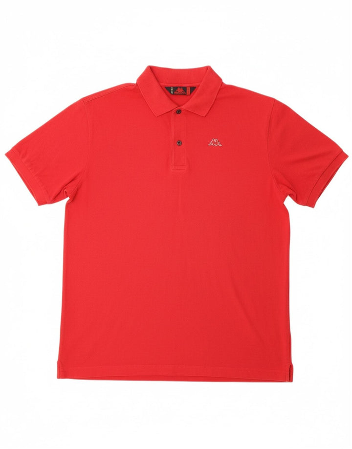 Camisa polo masculina KAPPA XL algodão vermelho