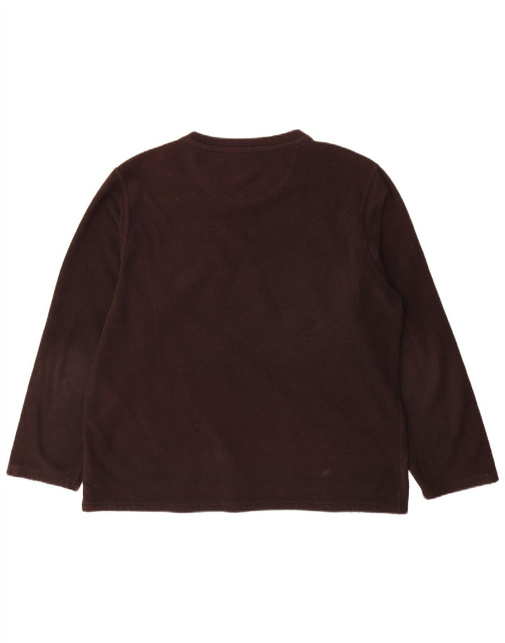 Suéter de lã masculino Marks & Spencer Blue Harbor grande poliéster marrom