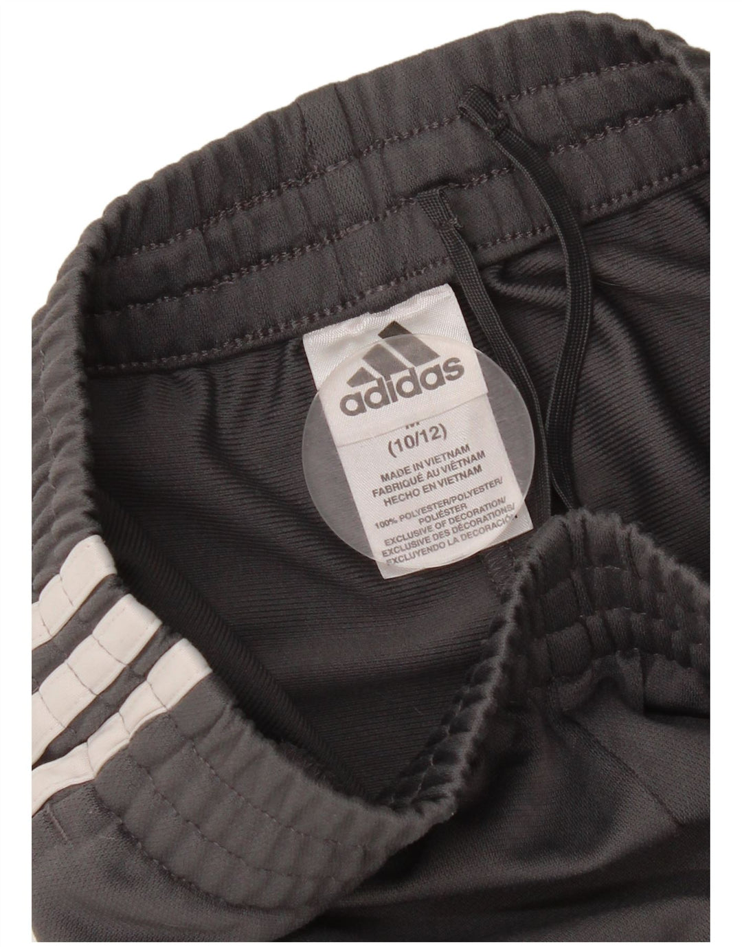 Shorts esportivos Adidas meninos 10-11 anos cinza médio