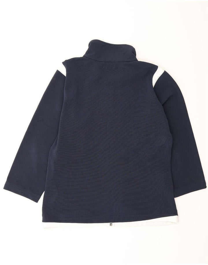 Jaqueta feminina Kappa UK 20 2XL azul marinho colorblock poliéster
