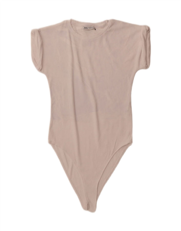Body feminino ZARA UK 8 pequeno branco