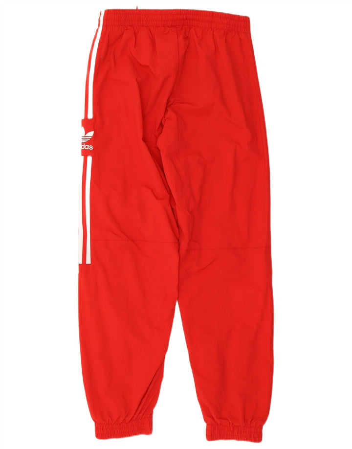 Calças de treino masculinas Adidas Joggers médio vermelho nylon