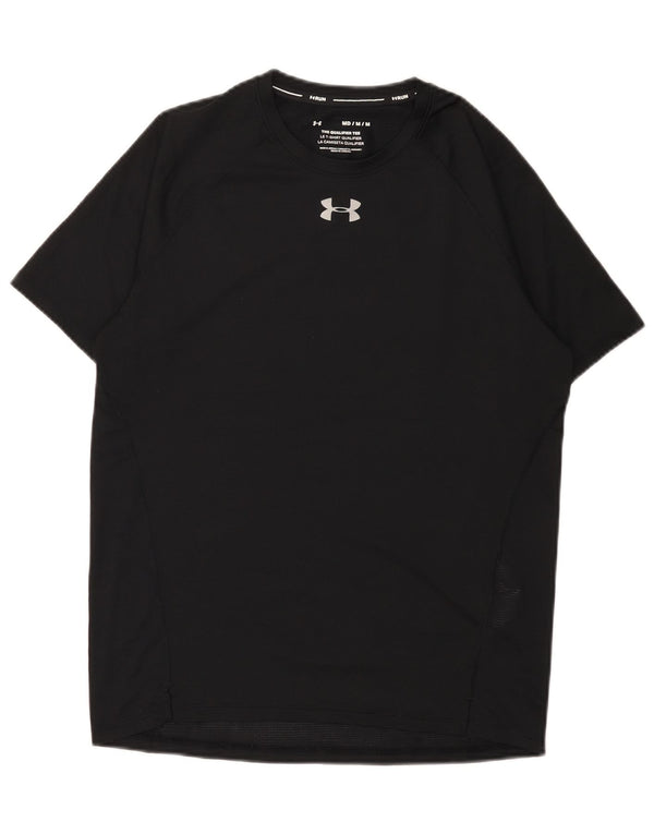 Under Armour Mens Camiseta Top Médio Poliéster Preto