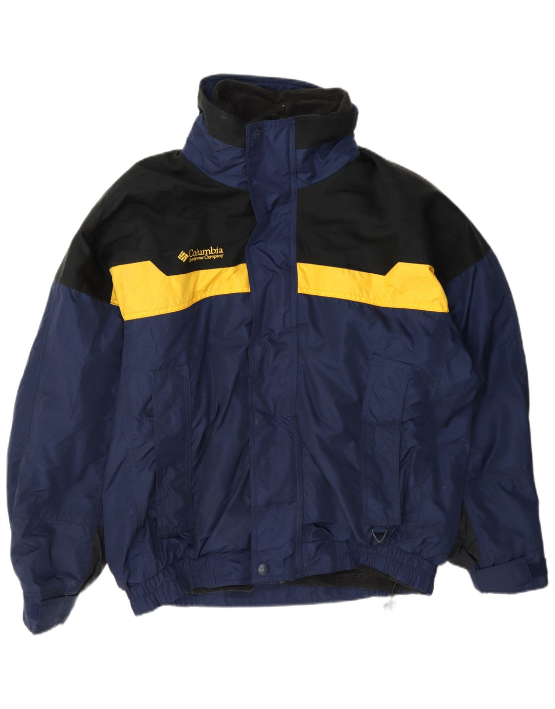 Jaqueta de esqui Columbia masculina Bugaboo Graphic UK 38 médio azul marinho colorblock