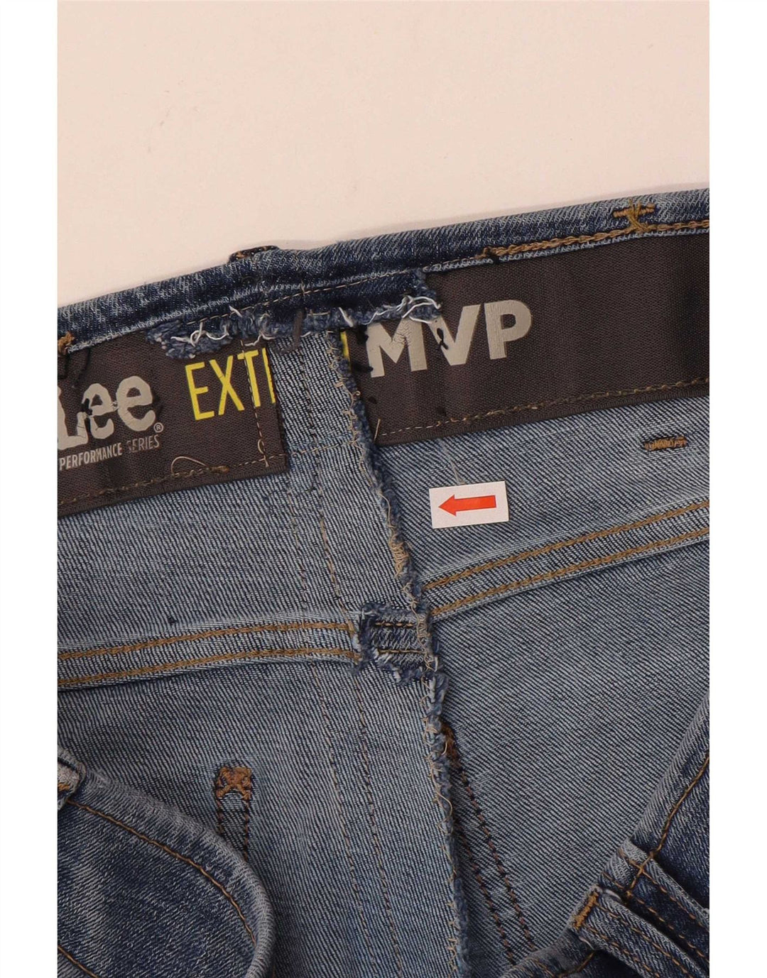 Lee Mens Extreme Motion Slim Jeans W36 L32 Azul Algodão