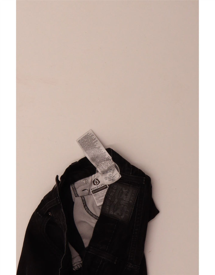 LEVI'S Jeans Slim Masculino W31 L31 Algodão Preto