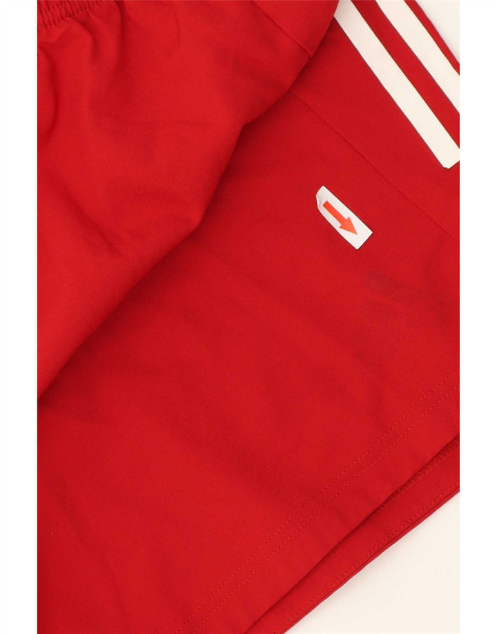 Adidas Mens Prime Blue Sport Shorts Grande Poliéster Vermelho