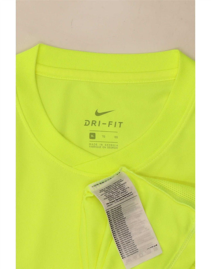 Camiseta Nike Masculina Dri Fit Top XL Verde Poliéster
