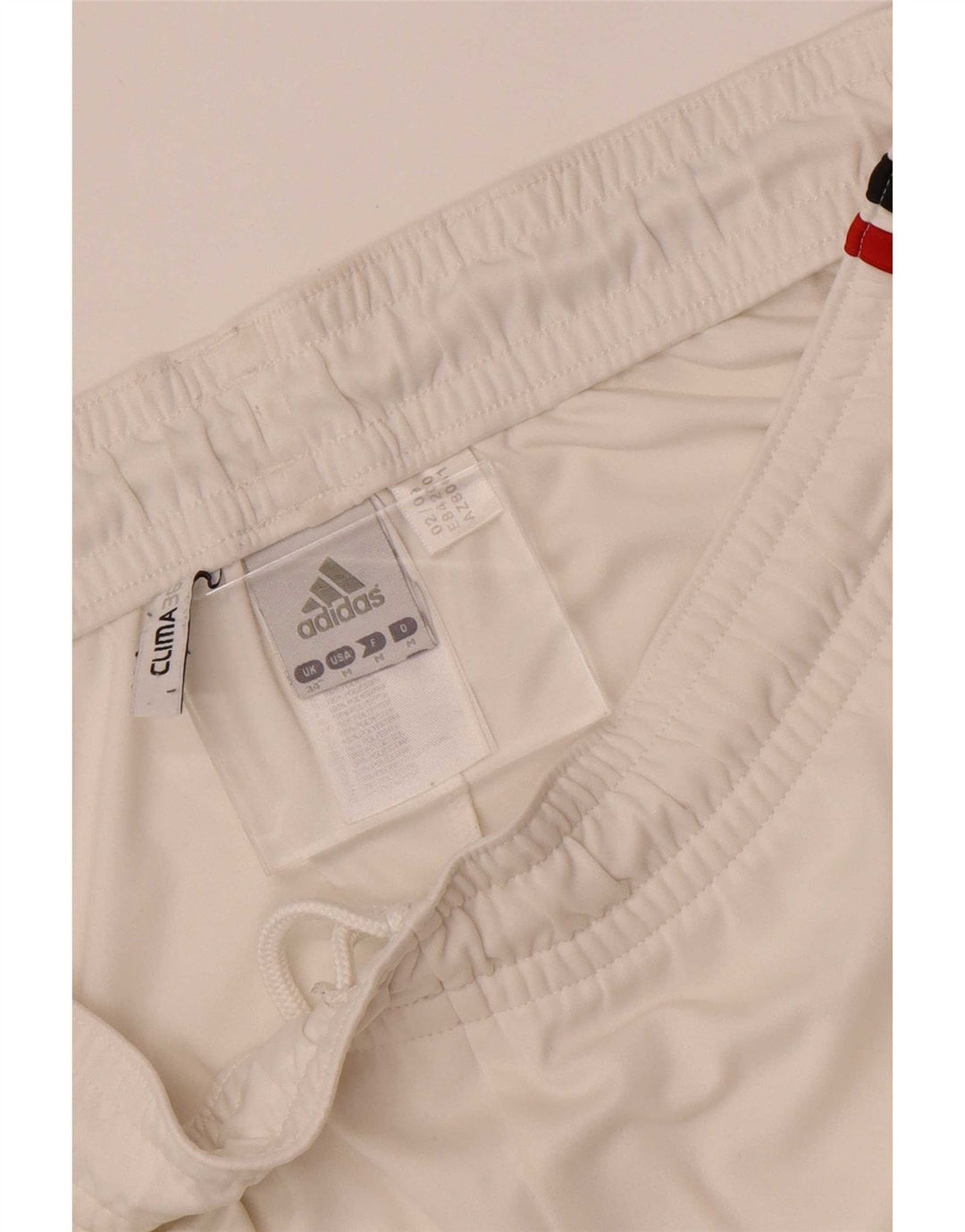 Adidas Mens AC Milan Sport Shorts Grande Branco Colorblock Poliéster