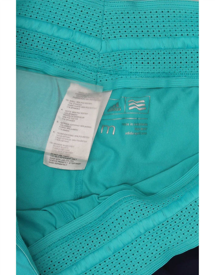 Adidas Womens Skort UK 14 Médio Azul Marinho Poliéster