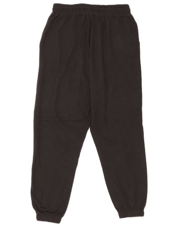 Calça de treino feminina Fila Joggers UK 10 pequeno algodão preto