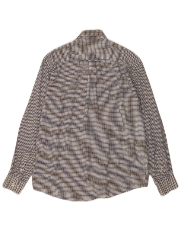Camisa masculina James Pringle média xadrez branca