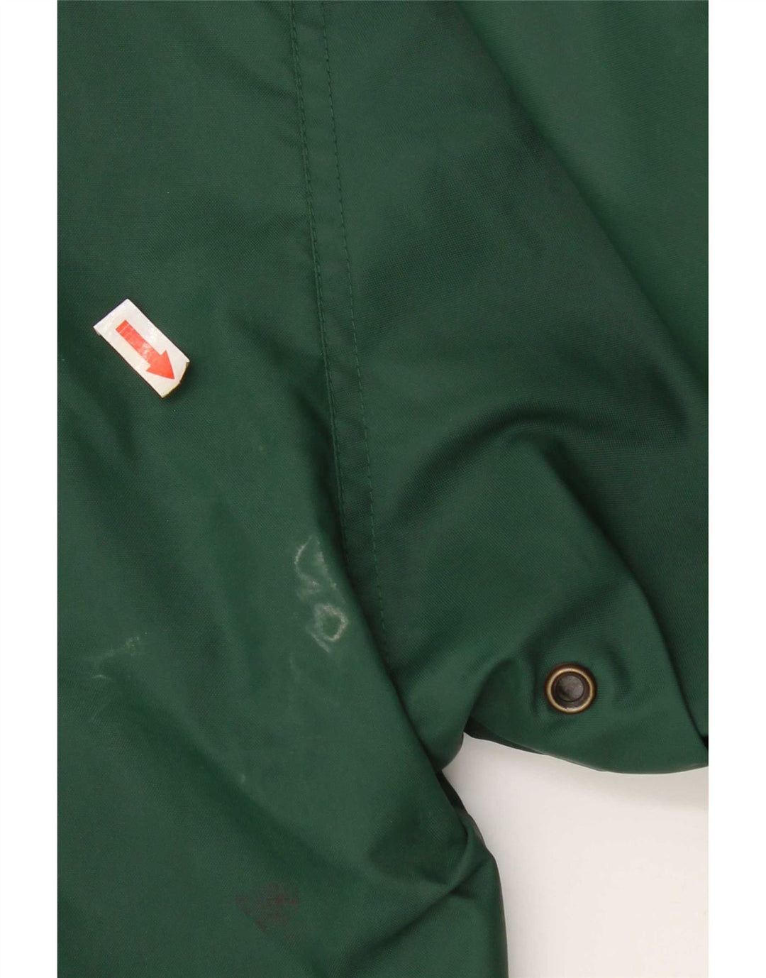 Jaqueta de chuva masculina K-Way Loose Fit UK 36 pequena poliamida verde