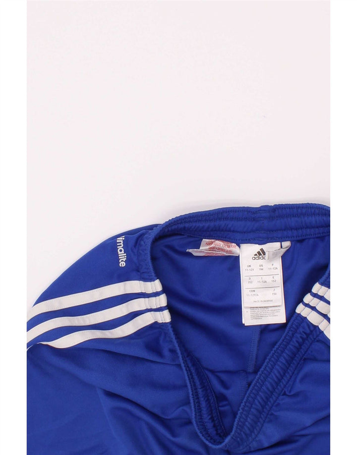 Calções desportivos Adidas Boys Climalite 11-12 anos azul poliéster