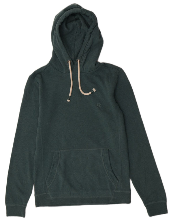 Fat Face Mens Hoodie Jumper XS Algodão Verde