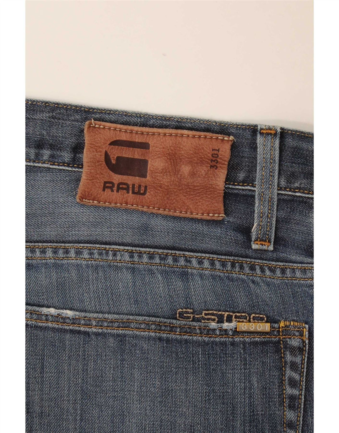 Jeans retos masculinos desgastados G-Star W38 L34 azul