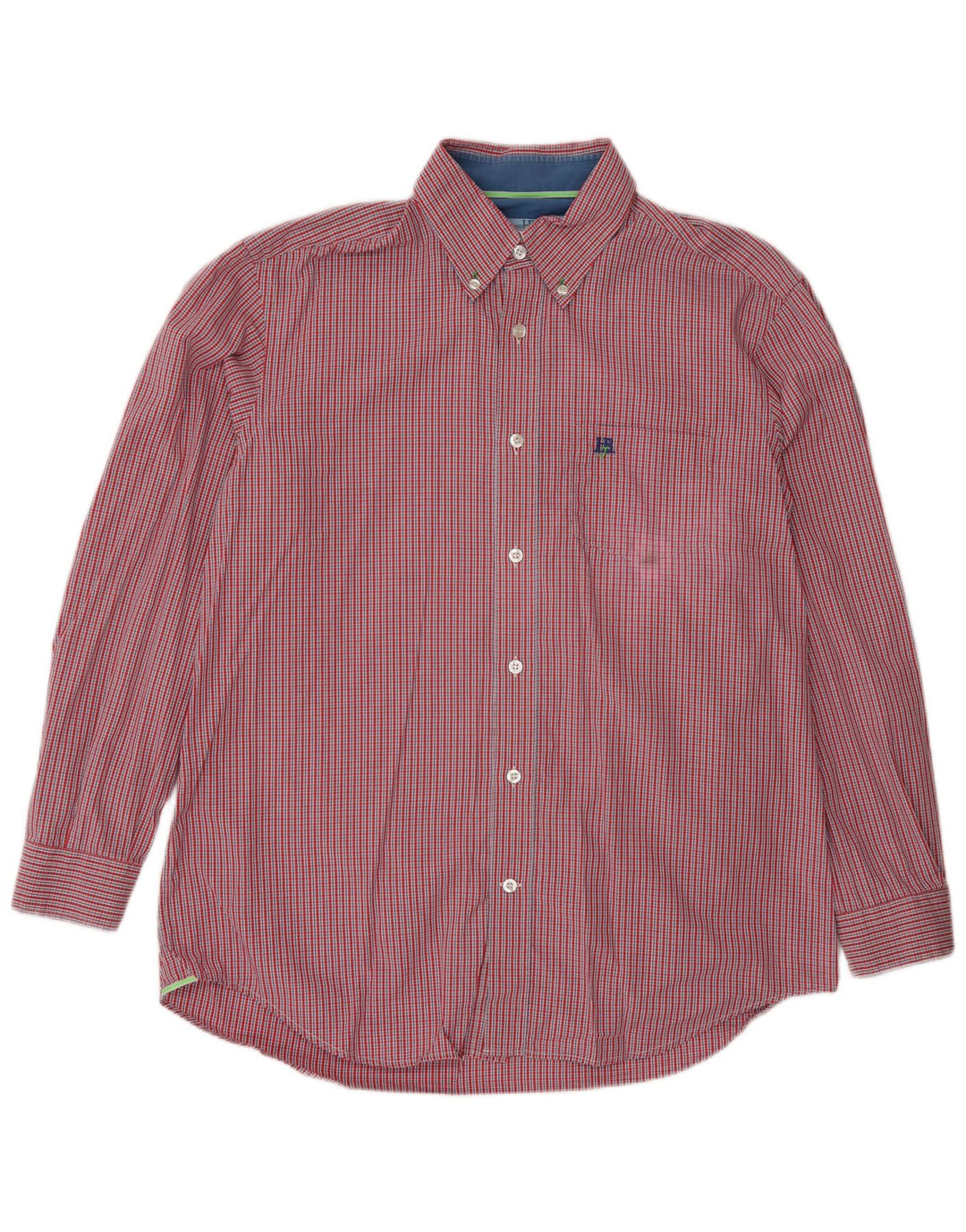 Camisa masculina Harmont & Blaine XL algodão guingão vermelho