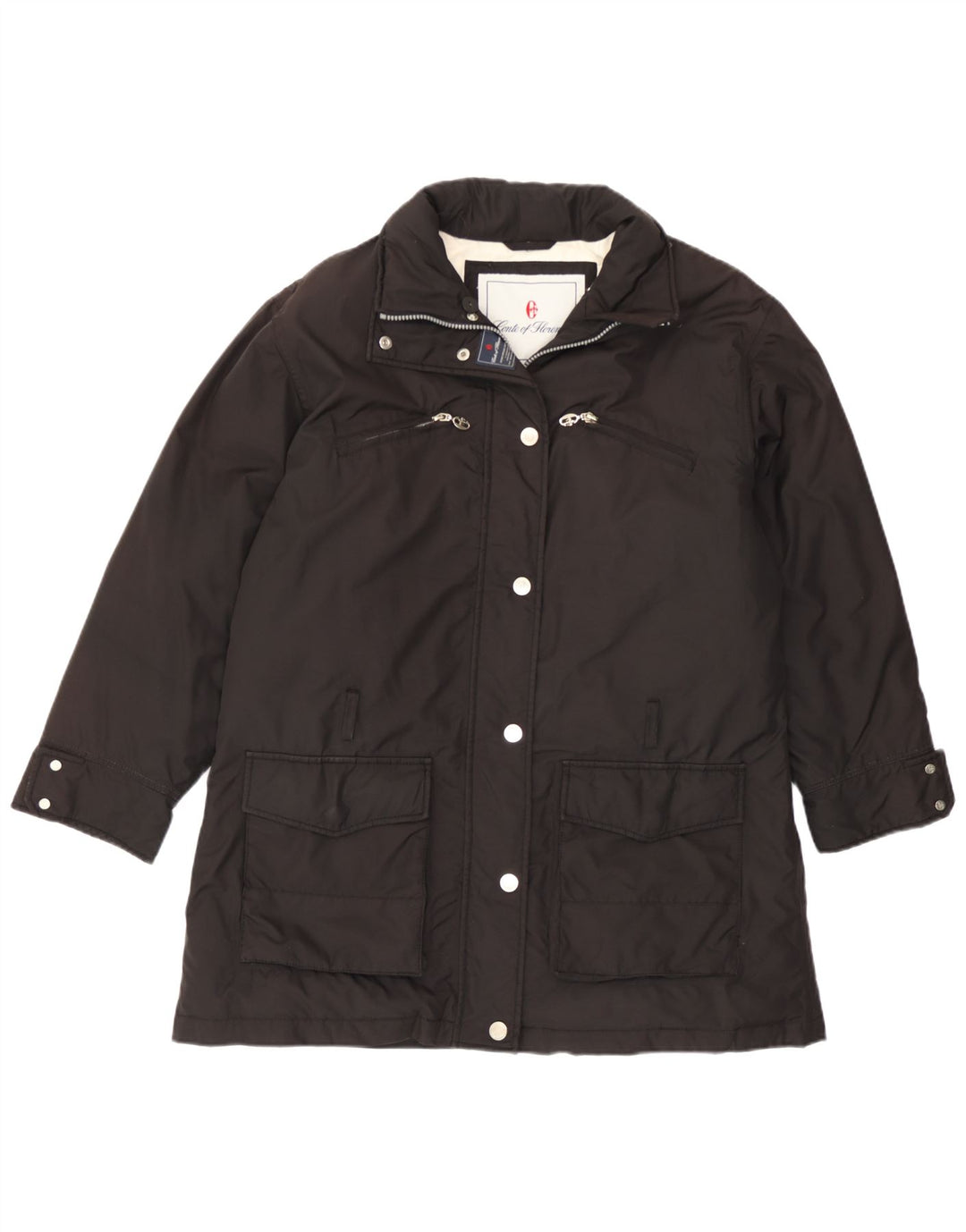 Jaqueta acolchoada feminina Conte of Florence IT 48 XL poliéster preto