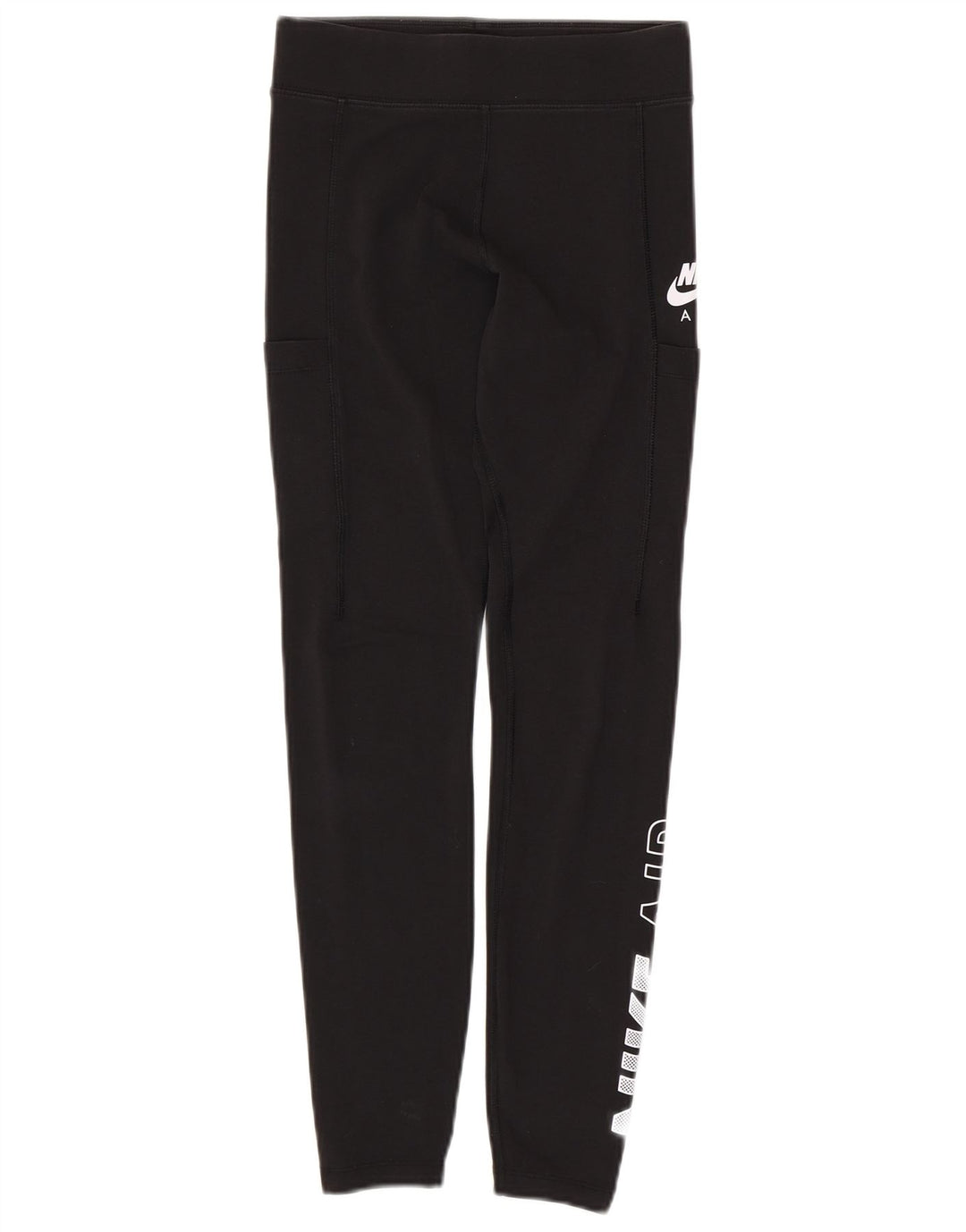 Leggings femininas Nike Graphic UK 10 pequenas de algodão preto
