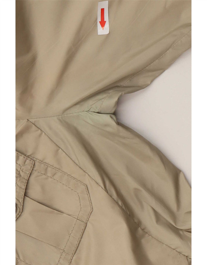 Cerruti 1881 Jaqueta utilitária feminina IT 44 Nylon bege médio