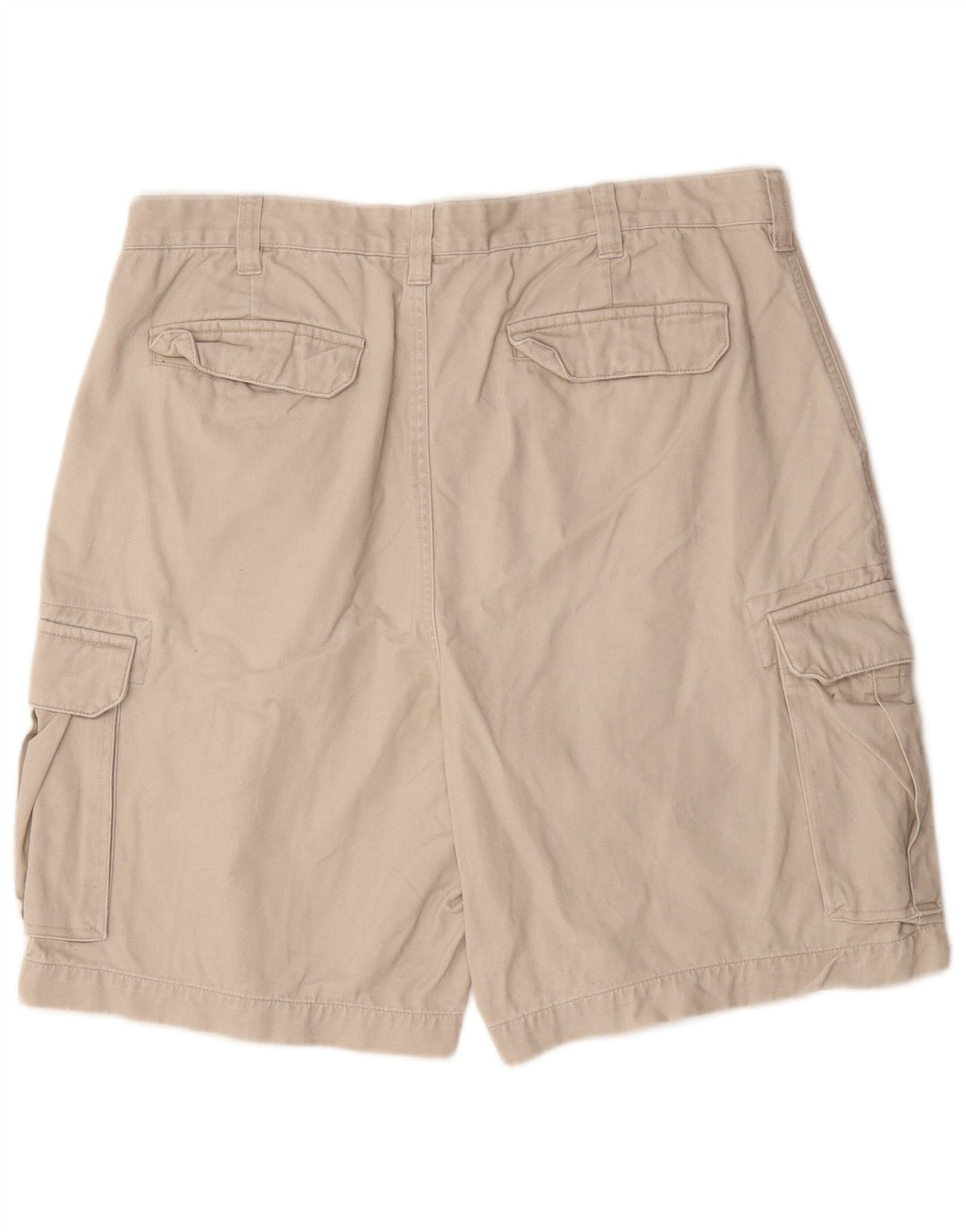 Shorts cargo masculino Tommy Hilfiger W36 grande algodão bege