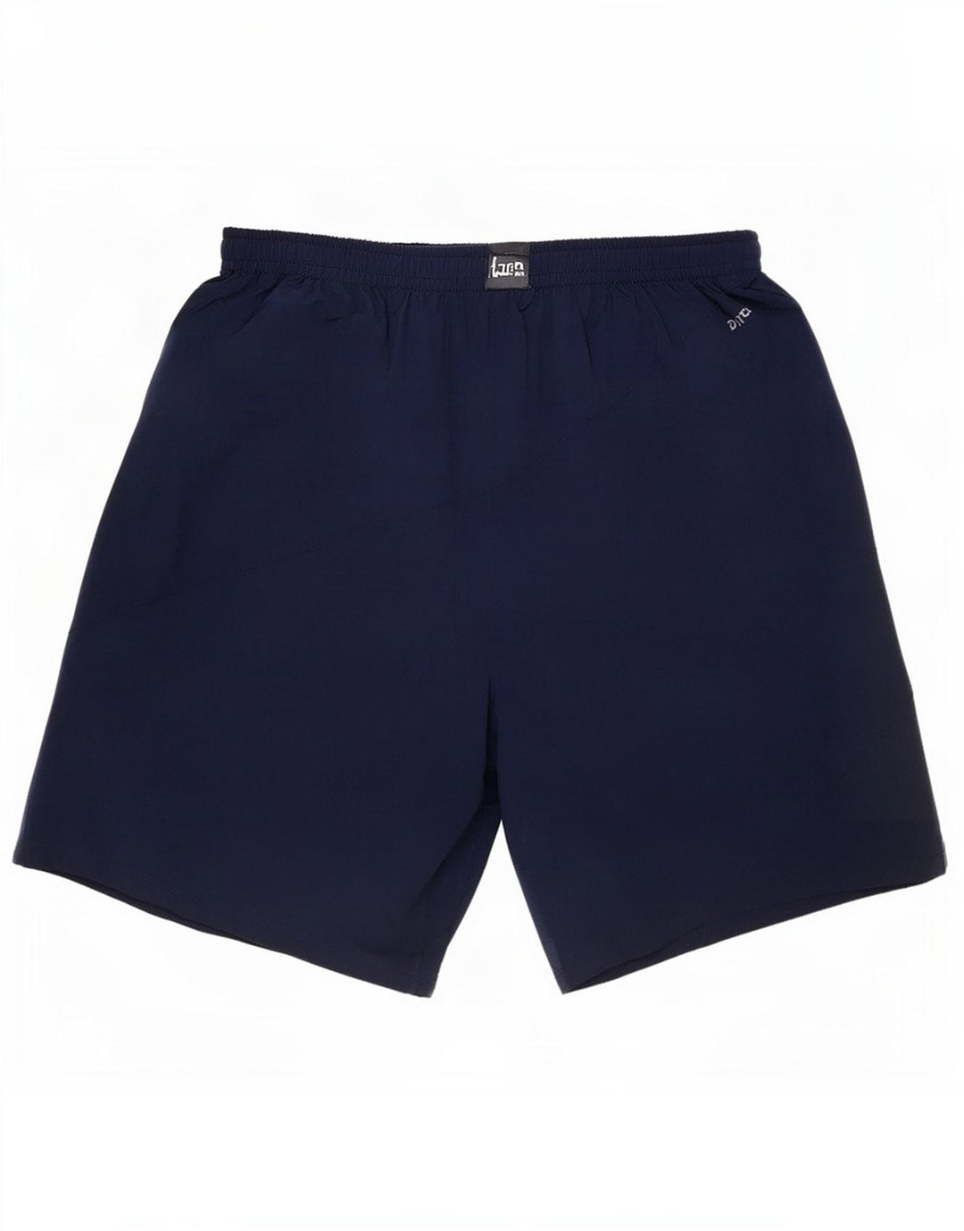 Shorts esportivos masculinos Nike Dri Fit grande poliéster listrado azul marinho