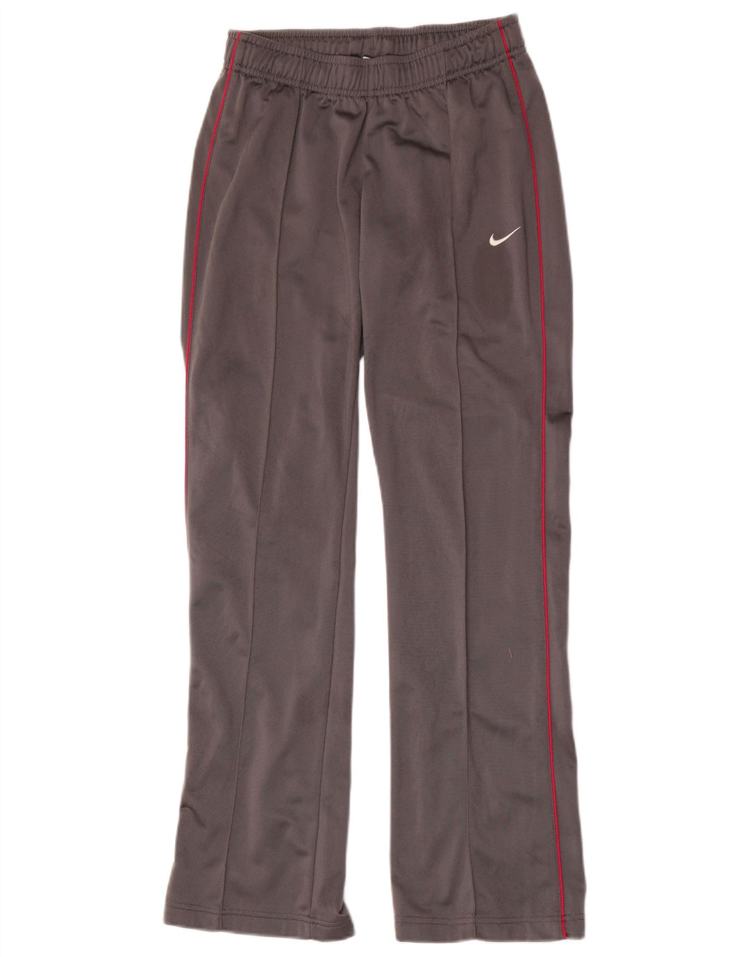 Calça de treino feminina Nike UK 8 pequena cinza poliéster