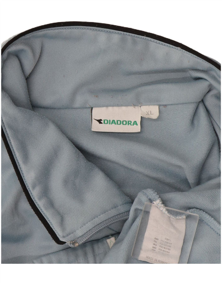 Diadora Mens Tracksuit Top Jacket XL Azul Poliéster