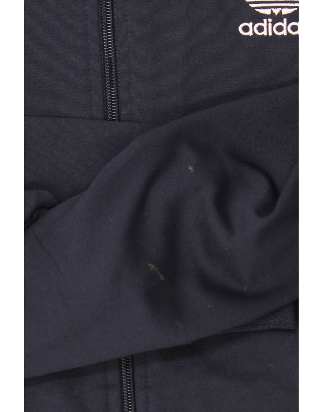 ADIDAS Meninos Tracksuit Top Jacket 13-14 Anos Azul Marinho Colorblock