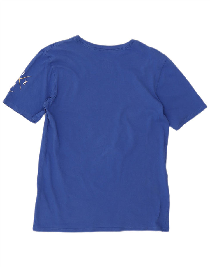Camiseta Nike Masculina Athletic Cut Graphic Top Pequeno Algodão Azul