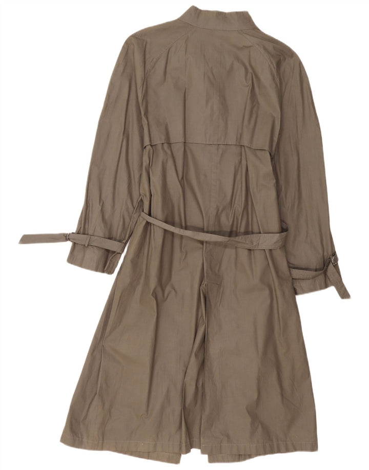 Trench Coat feminino VINTAGE UK 14 cinza médio