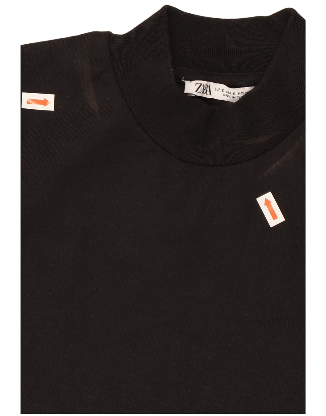 Zara Moletom Masculino Jumper Pequeno Algodão Preto
