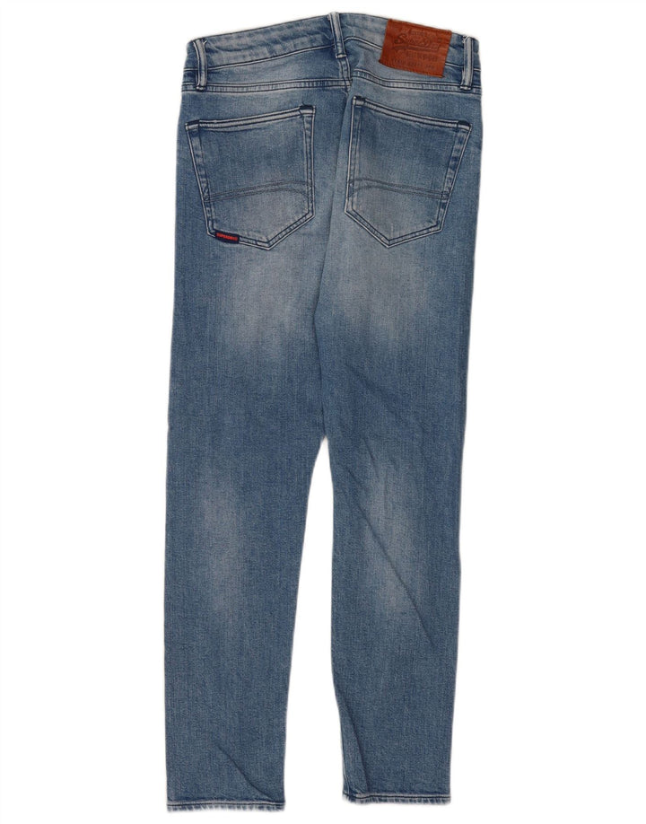 Jeans Superdry Masculino Slim W30 L27 Azul Algodão