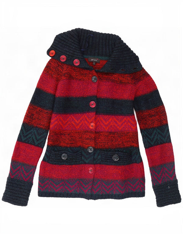 Suéter feminino Marks & Spencer Per Una Cardigan Reino Unido 10 pequeno multicolorido