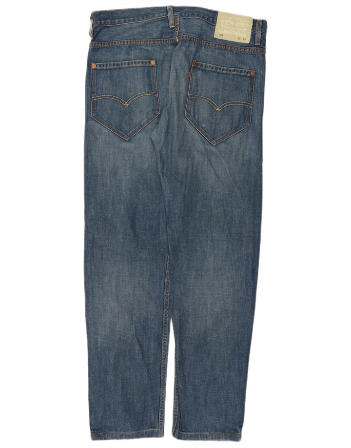 Levi's Masculino 508 Slim Jeans W33 L31 Azul Algodão