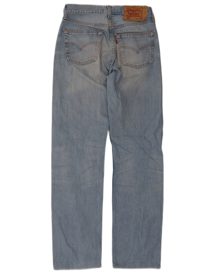 Levi's Masculino 501 Straight Jeans W29 L34 Azul Algodão
